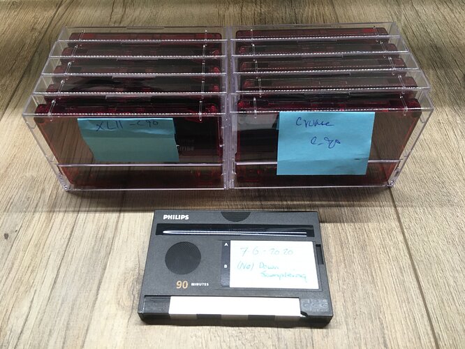 #01 Org XLII and Chrome tapes
