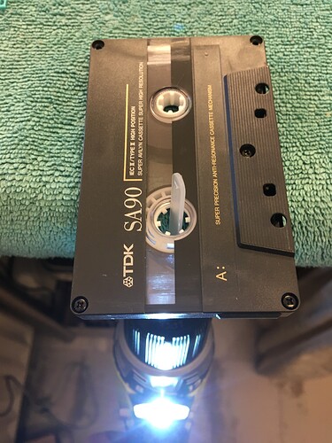 #12 Moveing tape with screwdriver