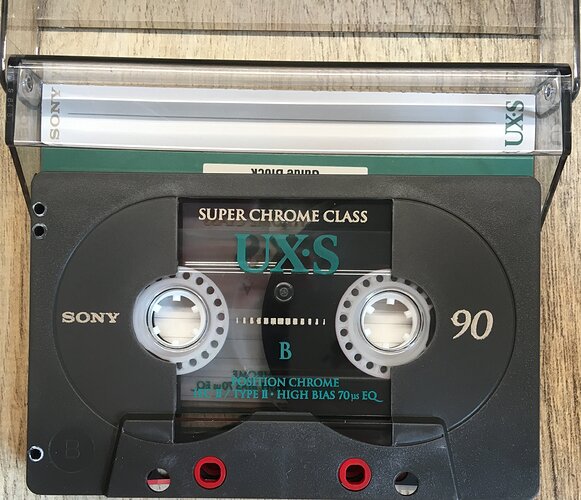 #04 Org SONY UX-S Tape = DCC