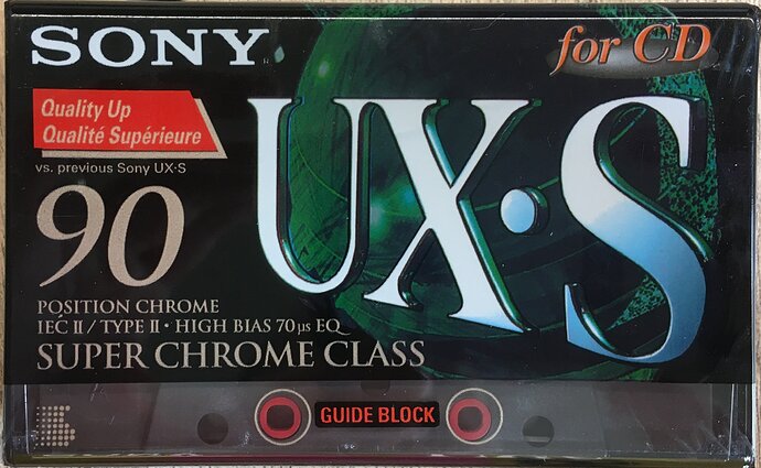 #01 Org SONY UX-S Tape